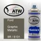 Preview: Ford, Graphic Metallic, 9R / 6101: 400ml Sprühdose, von ATW Autoteile West.